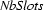 {\it NbSlots}