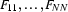 F_{11},\ldots,
F_{NN}