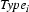 {\it Type}_i