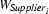 W_{{\it Supplier}_i}