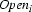 {\it Open}_i