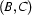 (B,C)