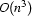 O(n^3)