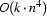 O(k \cdot n^4)
